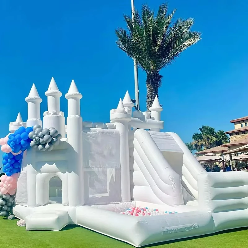 High Quality Wedding Jumping Inflatable Castle White Castle Bounce House with Slide Commercial Bouncy Castle Inflatable Bouncerp
High Quality Wedding Jumping Inflatable Castle White Castle Bounce House with Slide Commercial Bouncy Castle Inflatable Bouncerp
