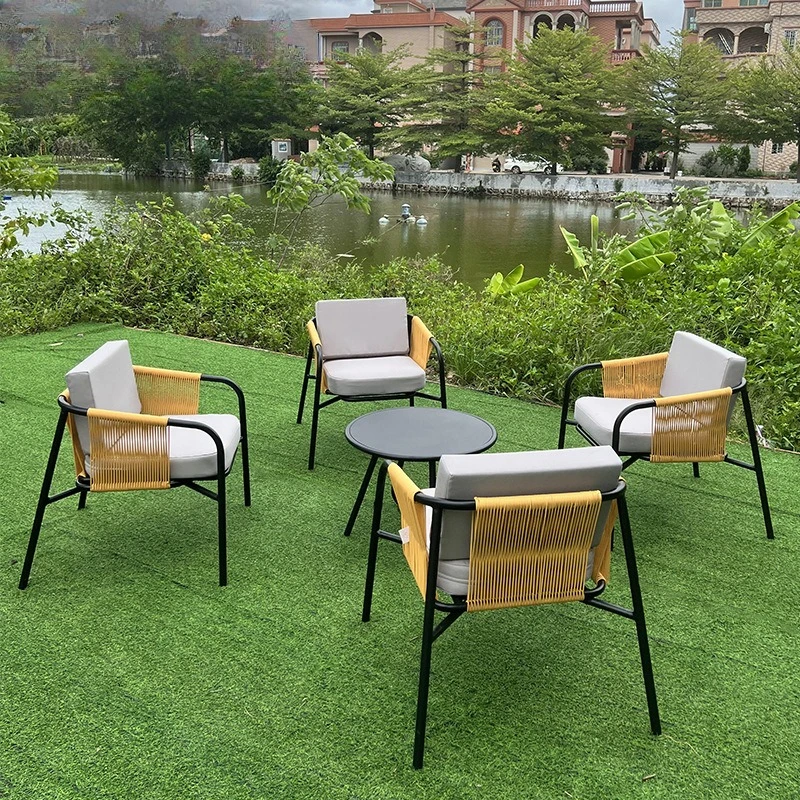 Outdoor rattan aluminum alloy tables and chairs Outdoor rooftop garden scenic spot hand-woven chairs Small coffee table combinat
Outdoor rattan aluminum alloy tables and chairs Outdoor rooftop garden scenic spot hand-woven chairs Small coffee table combinat
