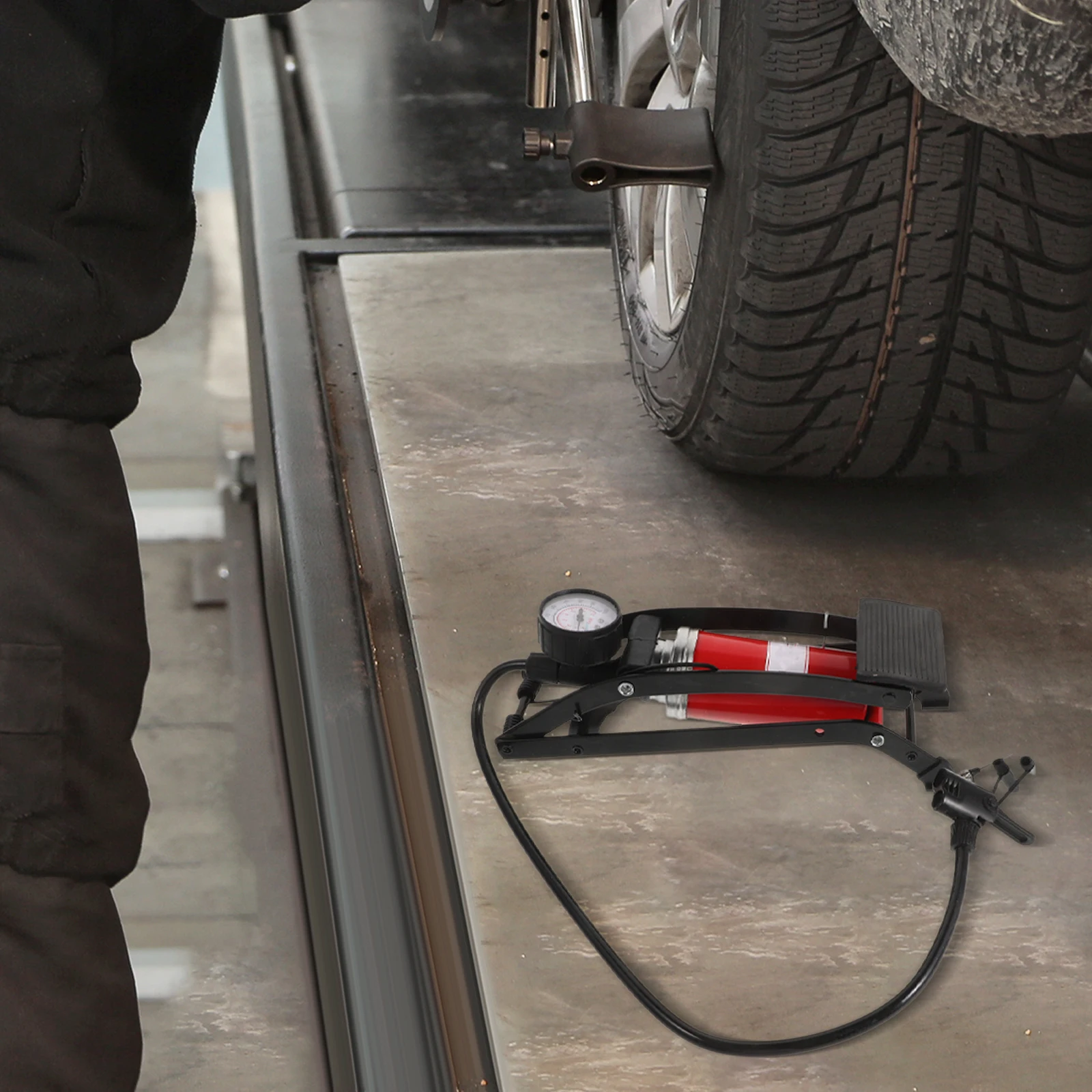 1Pcs Multifunction Foot Pump for Car Tire High Pressure Floor Pump for Bicycles Motorcycles Vehicles Inflator Tool
1Pcs Multifunction Foot Pump for Car Tire High Pressure Floor Pump for Bicycles Motorcycles Vehicles Inflator Tool