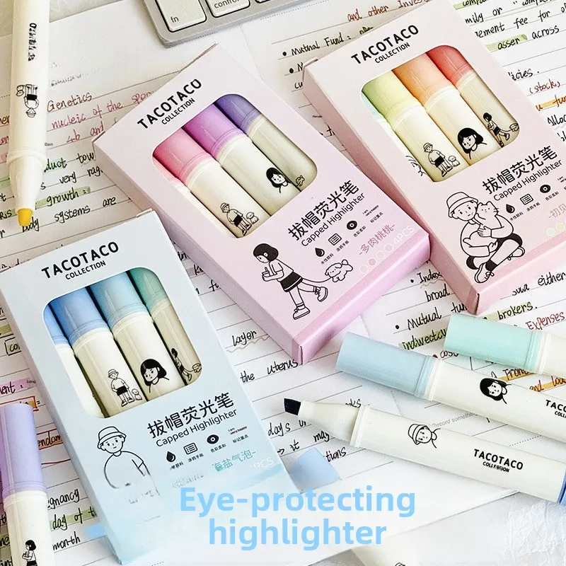 Fluorescent highlighter pen, best-selling bullet journal pen, pastel color series, eye-friendly soft drawing pen, outline pen
Fluorescent highlighter pen, best-selling bullet journal pen, pastel color series, eye-friendly soft drawing pen, outline pen