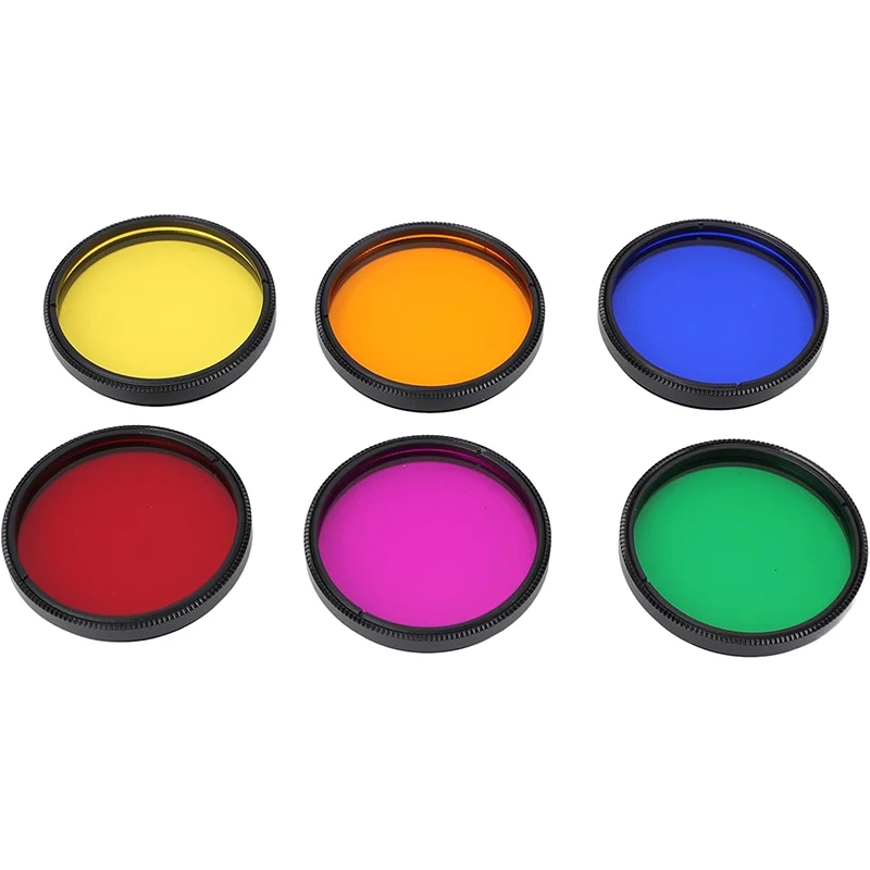 2 Inch Astronomy Telescope Filters Set 6 Colors Nebula Moon Planetary Filter for Astronomical Telescope Eyepiece Astrophotograph
2 Inch Astronomy Telescope Filters Set 6 Colors Nebula Moon Planetary Filter for Astronomical Telescope Eyepiece Astrophotograph