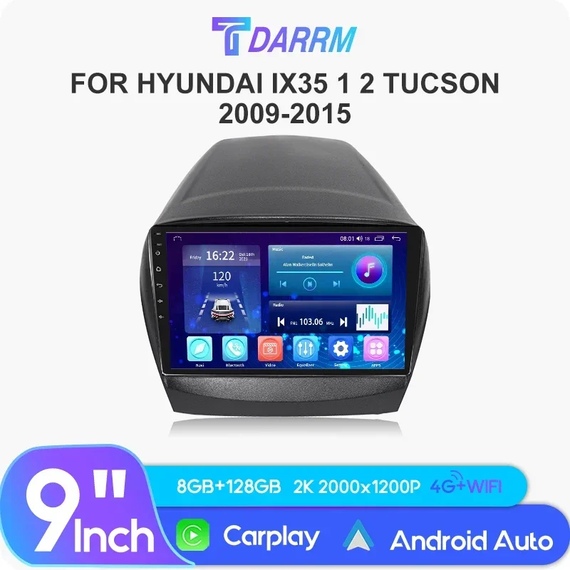 Для Hyundai ix35 1 2 Tucson 2009-2015 Автомобильный экран Радио Automotivo Мультимедийный экран Carplay Стерео Android 12 Навигационный плеер
Для Hyundai ix35 1 2 Tucson 2009-2015 Автомобильный экран Радио Automotivo Мультимедийный экран Carplay Стерео Android 12 Навигационный плеер