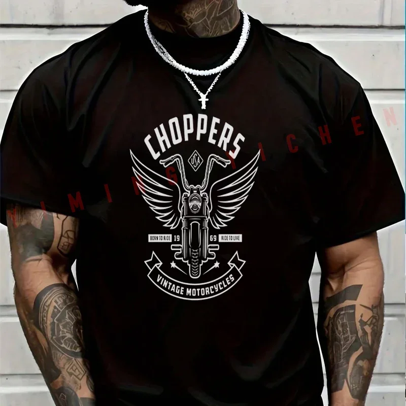2026 Motorbike Men TShirt Casual Vintage Chopper Motorcycle Emblem T-shirt Short Sleeve Summer Top Tees
2026 Motorbike Men TShirt Casual Vintage Chopper Motorcycle Emblem T-shirt Short Sleeve Summer Top Tees