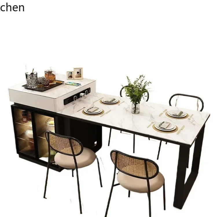 TQH7.2 Home Single Island Cabinet Movable Multifunctional Detachable Dining Table Glass Door Rock Plate Center Console
TQH7.2 Home Single Island Cabinet Movable Multifunctional Detachable Dining Table Glass Door Rock Plate Center Console