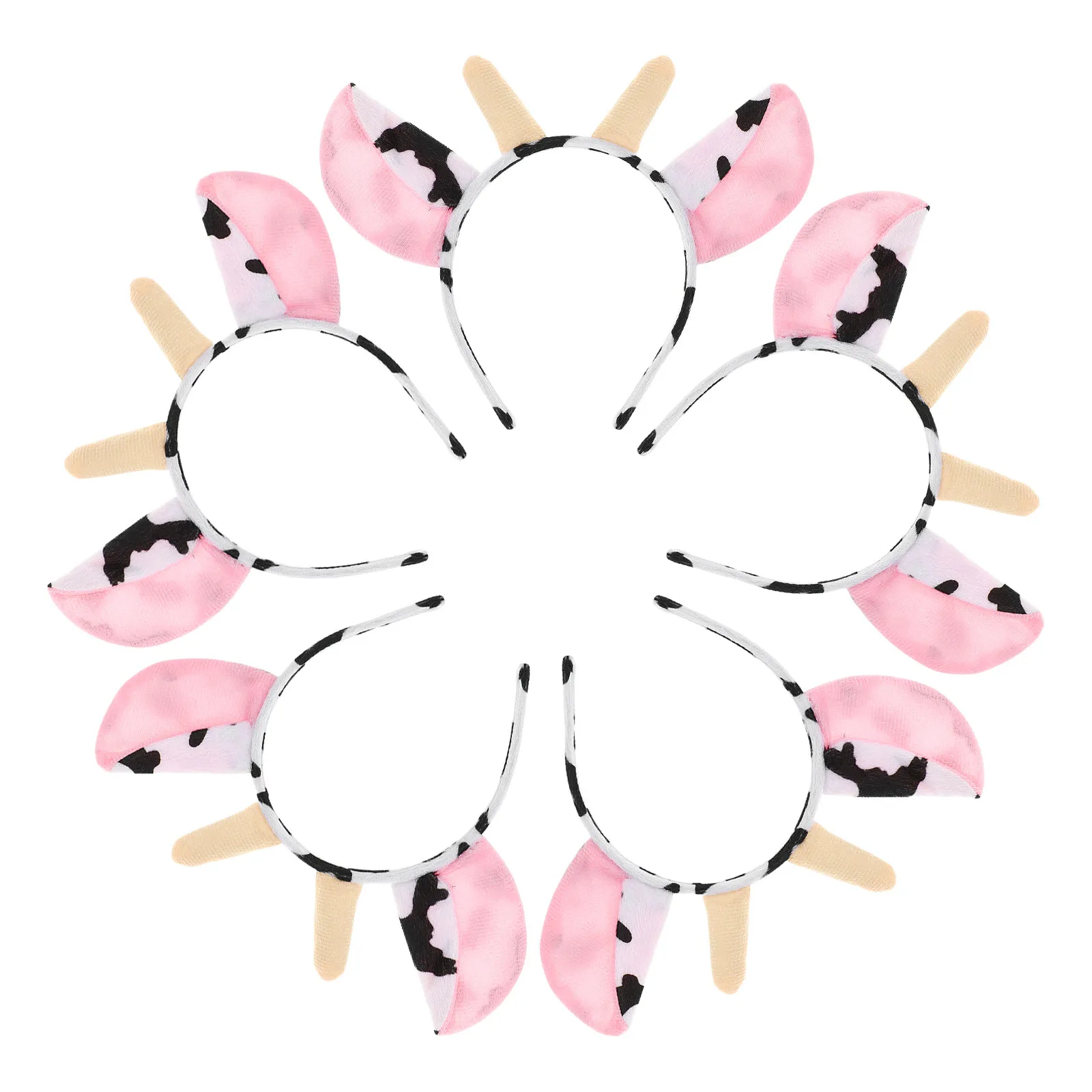 5Pcs Cow Ear Horn Headband Soft Animal Costume Accessories Halloween Christmas Dress-Up Farm Party Headwear Cartoon Hairband
5Pcs Cow Ear Horn Headband Soft Animal Costume Accessories Halloween Christmas Dress-Up Farm Party Headwear Cartoon Hairband