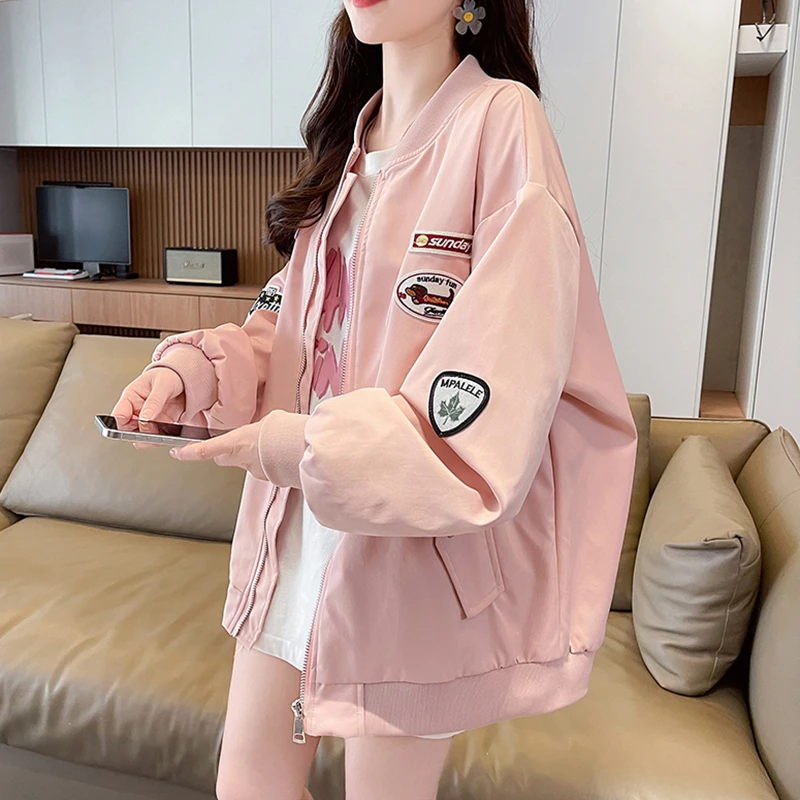 Baseball Jackets Varsity Womens Summer Cinched Rock Quilting Tie-Dye Notched Stretchy Front-Zip Decorated Knitwear Sheepskin Y2K
Baseball Jackets Varsity Womens Summer Cinched Rock Quilting Tie-Dye Notched Stretchy Front-Zip Decorated Knitwear Sheepskin Y2K