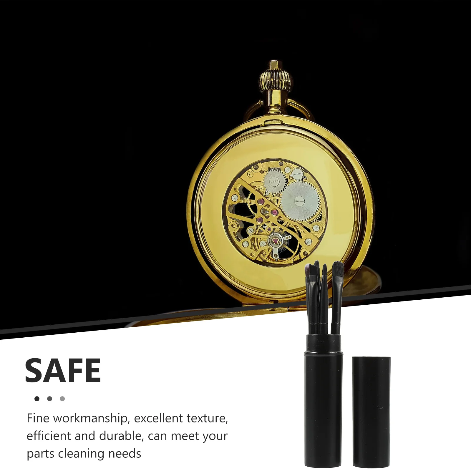 2Sets Watch Cleaning Brush Fine Workmanship Movement Cleaning Tool Watch Dust Removal Tool for Small Parts Repair
2Sets Watch Cleaning Brush Fine Workmanship Movement Cleaning Tool Watch Dust Removal Tool for Small Parts Repair
