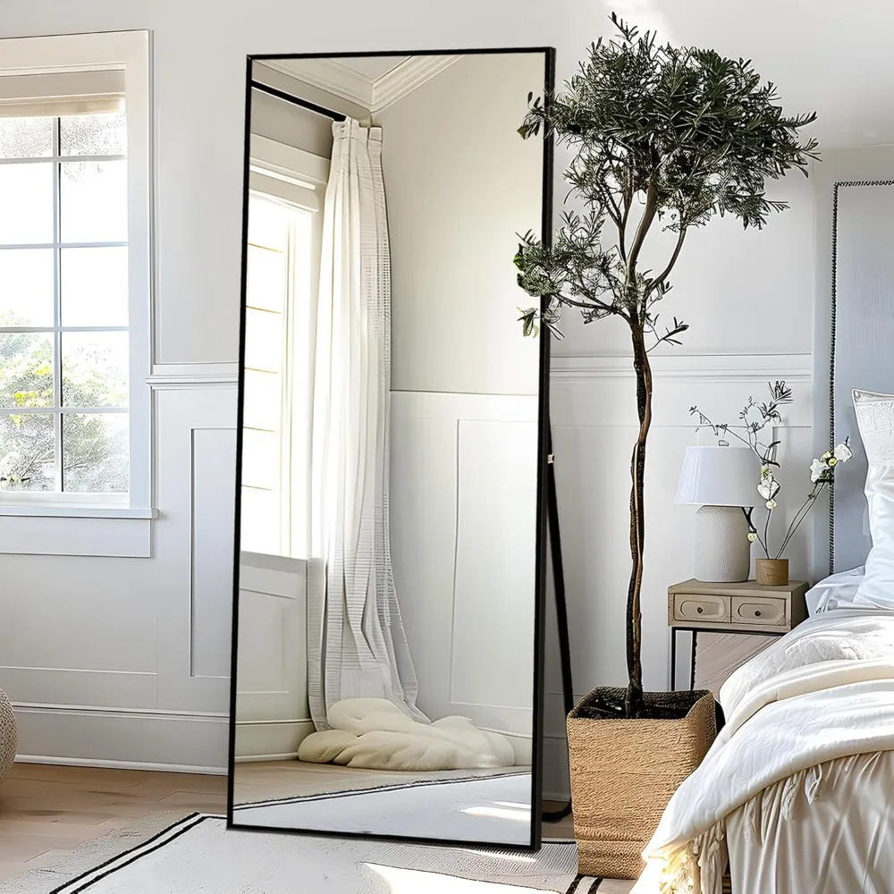 Full Length Mirror, Full Body Mirror, Floor Mirror with Aluminum Alloy Frame, Free Standing Mirror, Mirror Full Length Hanging
Full Length Mirror, Full Body Mirror, Floor Mirror with Aluminum Alloy Frame, Free Standing Mirror, Mirror Full Length Hanging