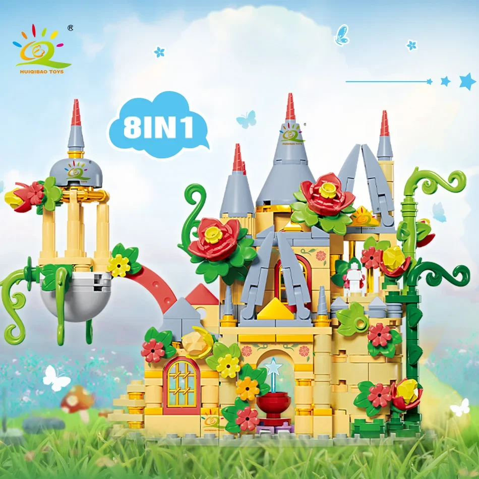 HUIQIBAO 8IN1 Girls MOC MINI Flower Castle Model Building Blocks City DIY Assembled Decoration Construction Toys for Children
HUIQIBAO 8IN1 Girls MOC MINI Flower Castle Model Building Blocks City DIY Assembled Decoration Construction Toys for Children