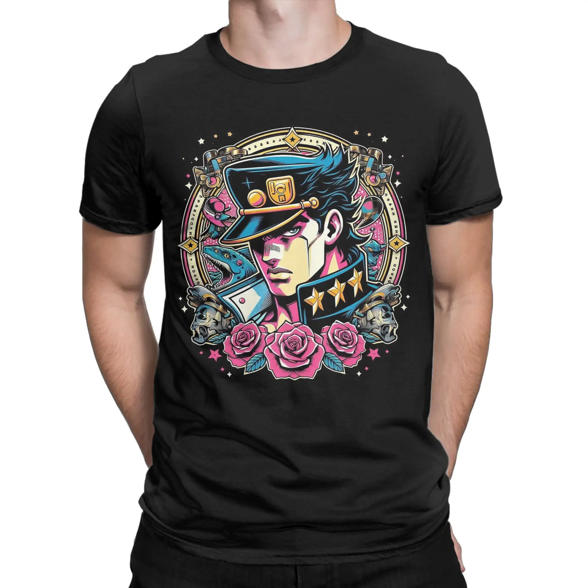 JOJOS Bizarre Adventure Anime Graphic T Shirt for Men Women Dio Brando Cotton Tee Shirt Clothes
JOJOS Bizarre Adventure Anime Graphic T Shirt for Men Women Dio Brando Cotton Tee Shirt Clothes