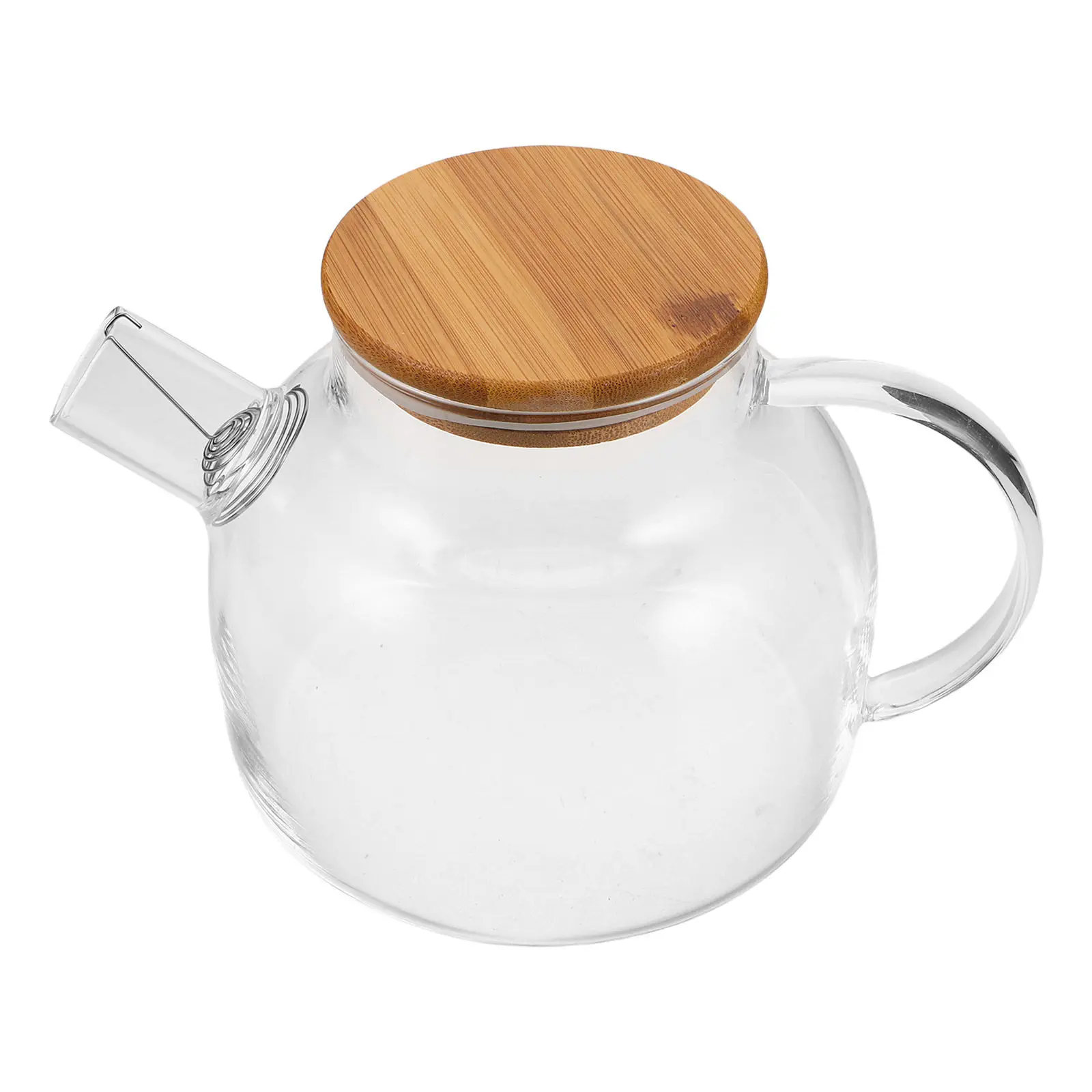Стеклянный чайник с бамбуковой крышкой и коротким носиком, подходит для заваривания чая, прозрачный, для плиты, большой емкости, стеклянная кастрюля с крышкой
Стеклянный чайник с бамбуковой крышкой и коротким носиком, подходит для заваривания чая, прозрачный, для плиты, большой емкости, стеклянная кастрюля с крышкой