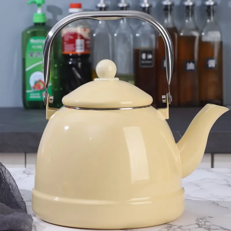 Chinese Tea Outdoor Kettle Portable Handles Induction Hob Ultralight Kettle Enamel Minimalistic Chaleira Esmaltada Decoration
Chinese Tea Outdoor Kettle Portable Handles Induction Hob Ultralight Kettle Enamel Minimalistic Chaleira Esmaltada Decoration