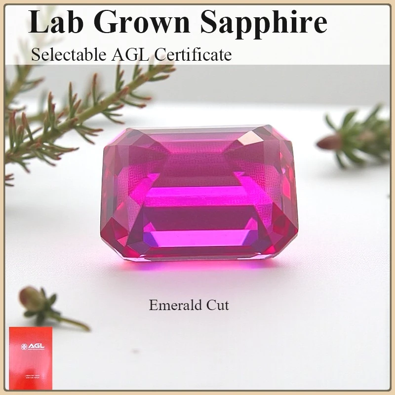 Hot Pink Lab Grown Sapphire Emeralds Cut Loose Gemstone For Jewelry DIY Making Selectable AGL Certificate
Hot Pink Lab Grown Sapphire Emeralds Cut Loose Gemstone For Jewelry DIY Making Selectable AGL Certificate