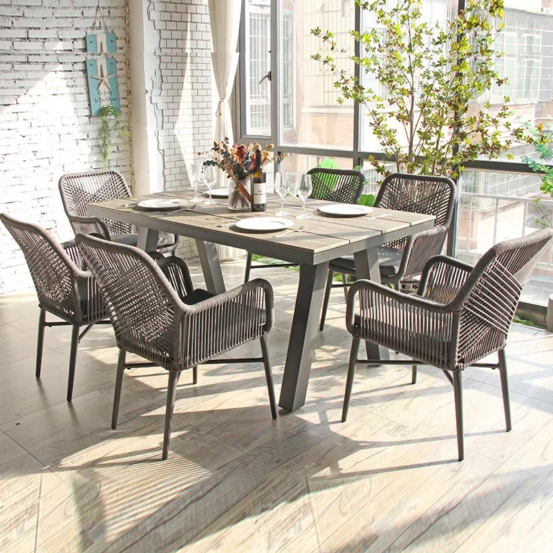 Outdoor Furniture Contemporary Garden Outdoor Furniture Set Hand Weave Alum Dining Set Dining Chairs
Outdoor Furniture Contemporary Garden Outdoor Furniture Set Hand Weave Alum Dining Set Dining Chairs