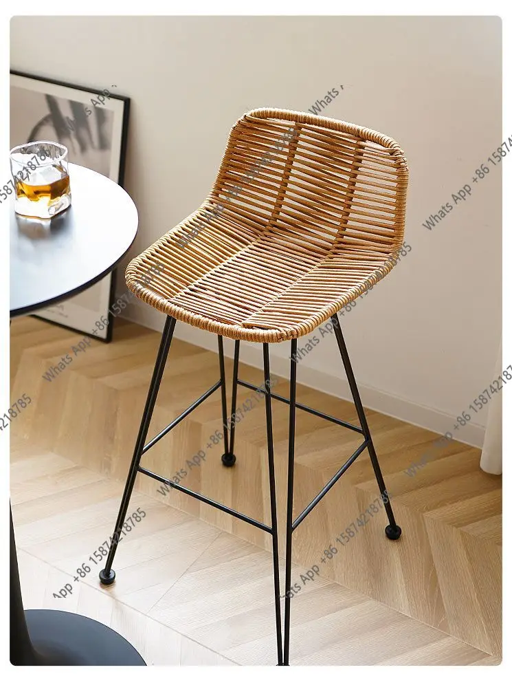 J Rattan High Chair Outdoor Rattan Bar Stool Front Desk Chair Scandinavian Rattan High Leisure Balcony Chair Bar Stools
J Rattan High Chair Outdoor Rattan Bar Stool Front Desk Chair Scandinavian Rattan High Leisure Balcony Chair Bar Stools