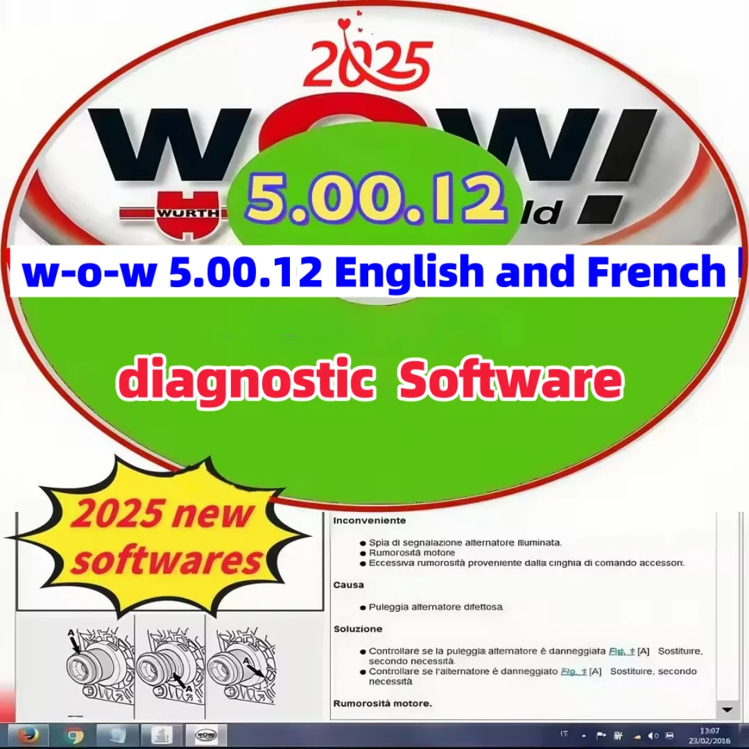 2025 Hot!Sale W-ur-th W/O/W V5.00.12 Software Multi-languages with Keygen For Tcs Multi-diag Cars accessories Diagnostic Tools
2025 Hot!Sale W-ur-th W/O/W V5.00.12 Software Multi-languages with Keygen For Tcs Multi-diag Cars accessories Diagnostic Tools