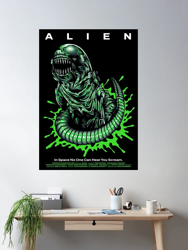 Alien Movie Art Print Canvas Poster, Living Room Decor, Home Wall Picture
Alien Movie Art Print Canvas Poster, Living Room Decor, Home Wall Picture