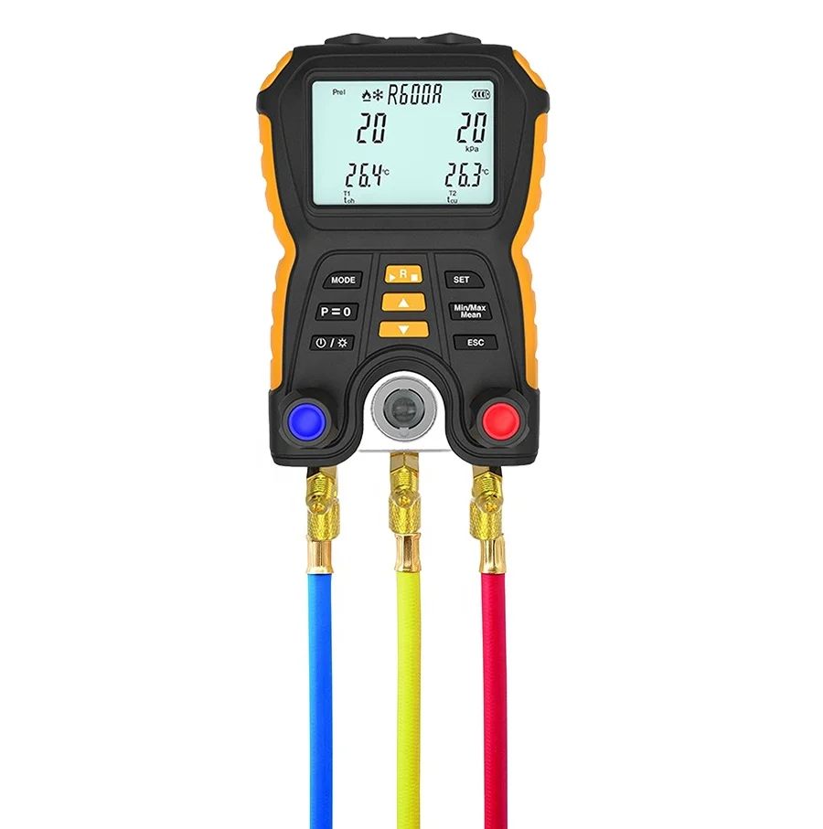 Smart Accurate Measurements Manifold And Digital Vacuum Meter With External Vacuum Probe
Smart Accurate Measurements Manifold And Digital Vacuum Meter With External Vacuum Probe