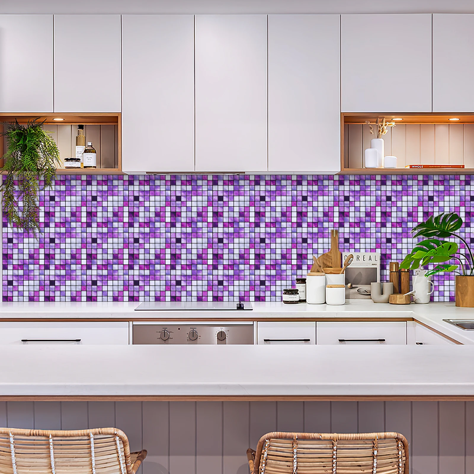 10 Pcs Tile Stickers Simulated Purple Crystal Waterproof Wall Decals PVC Home Bathroom Decor Self Adhesive Tiles Modern
10 Pcs Tile Stickers Simulated Purple Crystal Waterproof Wall Decals PVC Home Bathroom Decor Self Adhesive Tiles Modern
