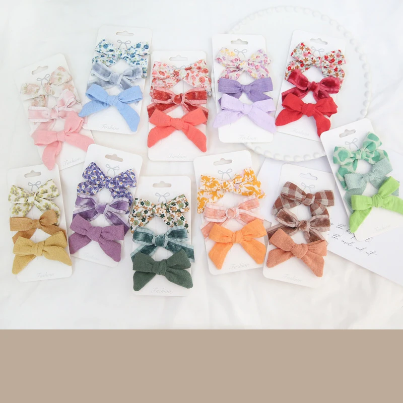 22 Sets, 2.35" Handtied Fabric Hair Bow Clips For Spring Summer Princess Knot Bow Hairpins Kids Girls Hair Accessories Headwear
22 Sets, 2.35" Handtied Fabric Hair Bow Clips For Spring Summer Princess Knot Bow Hairpins Kids Girls Hair Accessories Headwear