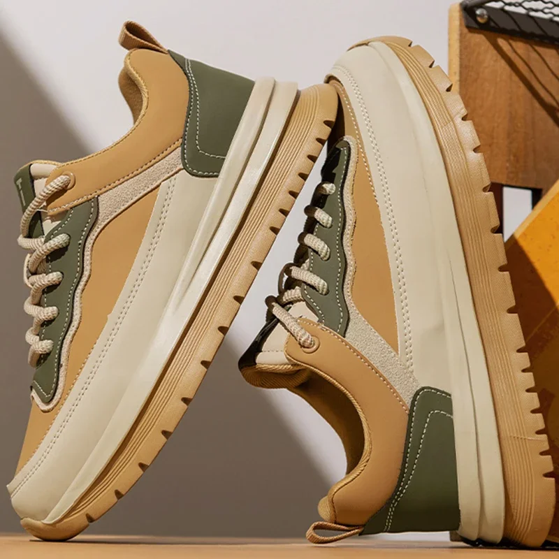 Men's Shoe Breathable Thick Soled Casual Sneakers Outdoor Running Sports Shoes New Tennis Men Soft Soles Comfort Male Sneakers 
Men's Shoe Breathable Thick Soled Casual Sneakers Outdoor Running Sports Shoes New Tennis Men Soft Soles Comfort Male Sneakers