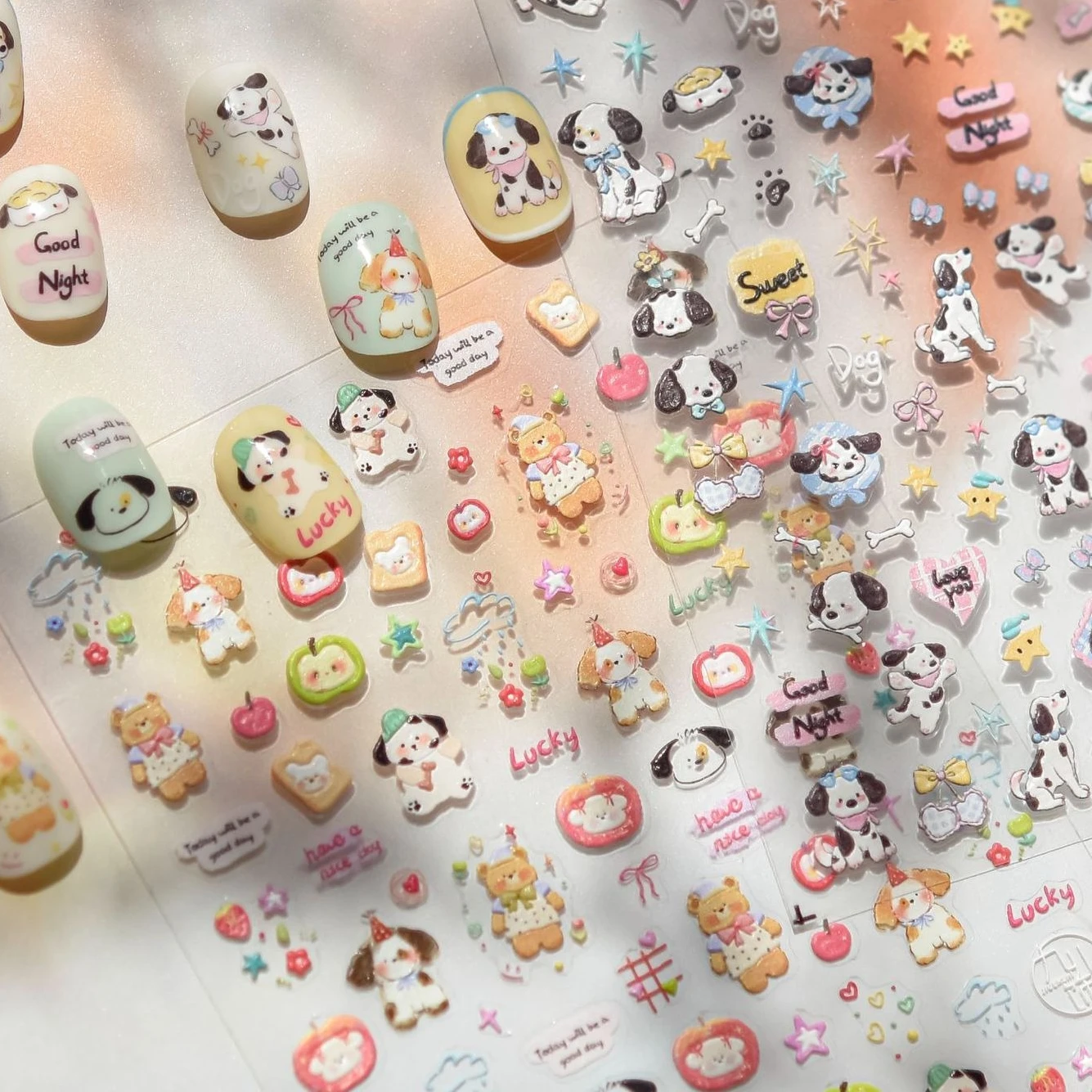 Fruits Apple Strawberry Flower Animals Bear Dog Puppy Party Dream Bone Rain Adhesive Nail Art Decoration Sticker Manicure Decals
Fruits Apple Strawberry Flower Animals Bear Dog Puppy Party Dream Bone Rain Adhesive Nail Art Decoration Sticker Manicure Decals