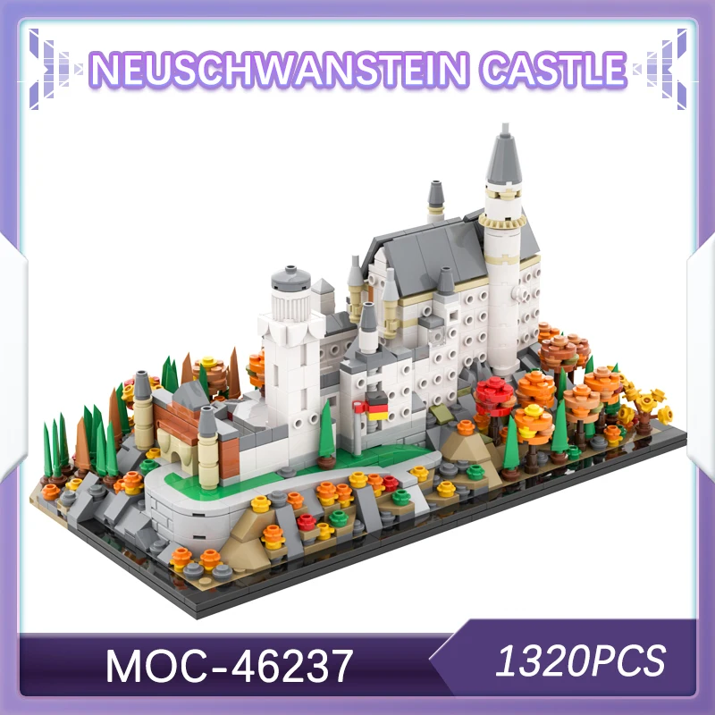 1320 шт. MOCS Neuschwanstein замок БУЛЬНЫЕ блоки миниатюрные модели знаменитой европейской городской архитектуры ПОДАРКИ живописные MOC-46237
1320 шт. MOCS Neuschwanstein замок БУЛЬНЫЕ блоки миниатюрные модели знаменитой европейской городской архитектуры ПОДАРКИ живописные MOC-46237