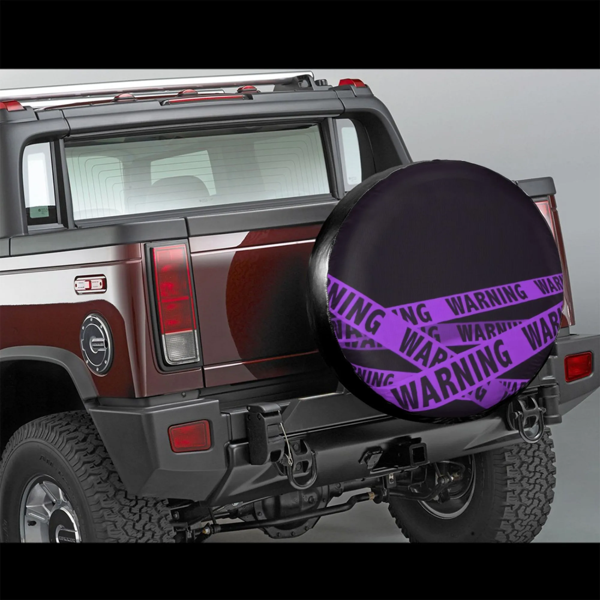 Warning Tape Graphic Spare Tire Cover Polyester Waterproof SUV Truck Protector
Warning Tape Graphic Spare Tire Cover Polyester Waterproof SUV Truck Protector