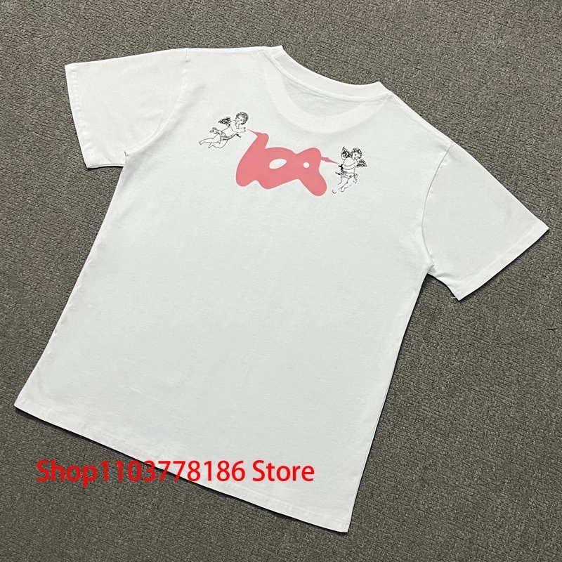 Summer New Ida Sply T-shirts Angel Letter Logo Print Round Neck Short Sleeve Men Women High Street Loose Casual Top Tee
Summer New Ida Sply T-shirts Angel Letter Logo Print Round Neck Short Sleeve Men Women High Street Loose Casual Top Tee