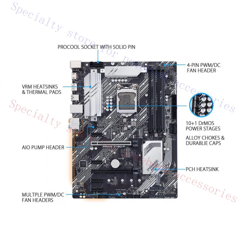 A+ FOR ASUS PRIME Z490-P LGA 1200 Intel Z490 SATA 6Gb/s ATX Intel Motherboard NEW
A+ FOR ASUS PRIME Z490-P LGA 1200 Intel Z490 SATA 6Gb/s ATX Intel Motherboard NEW