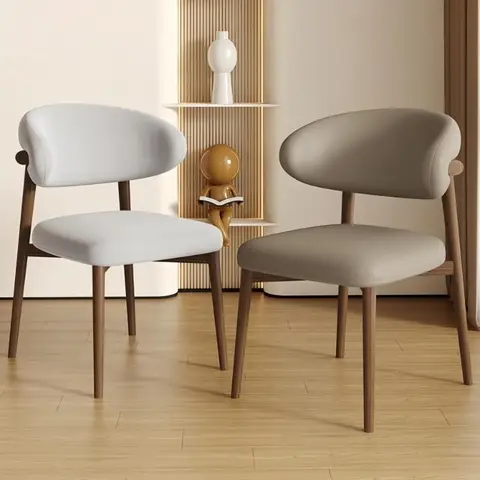Chaises de table à manger nordiques, chaises de salle à manger simples et luxueuses, restaurants de décoration intérieure, chaises de loisirs, dossiers modernes