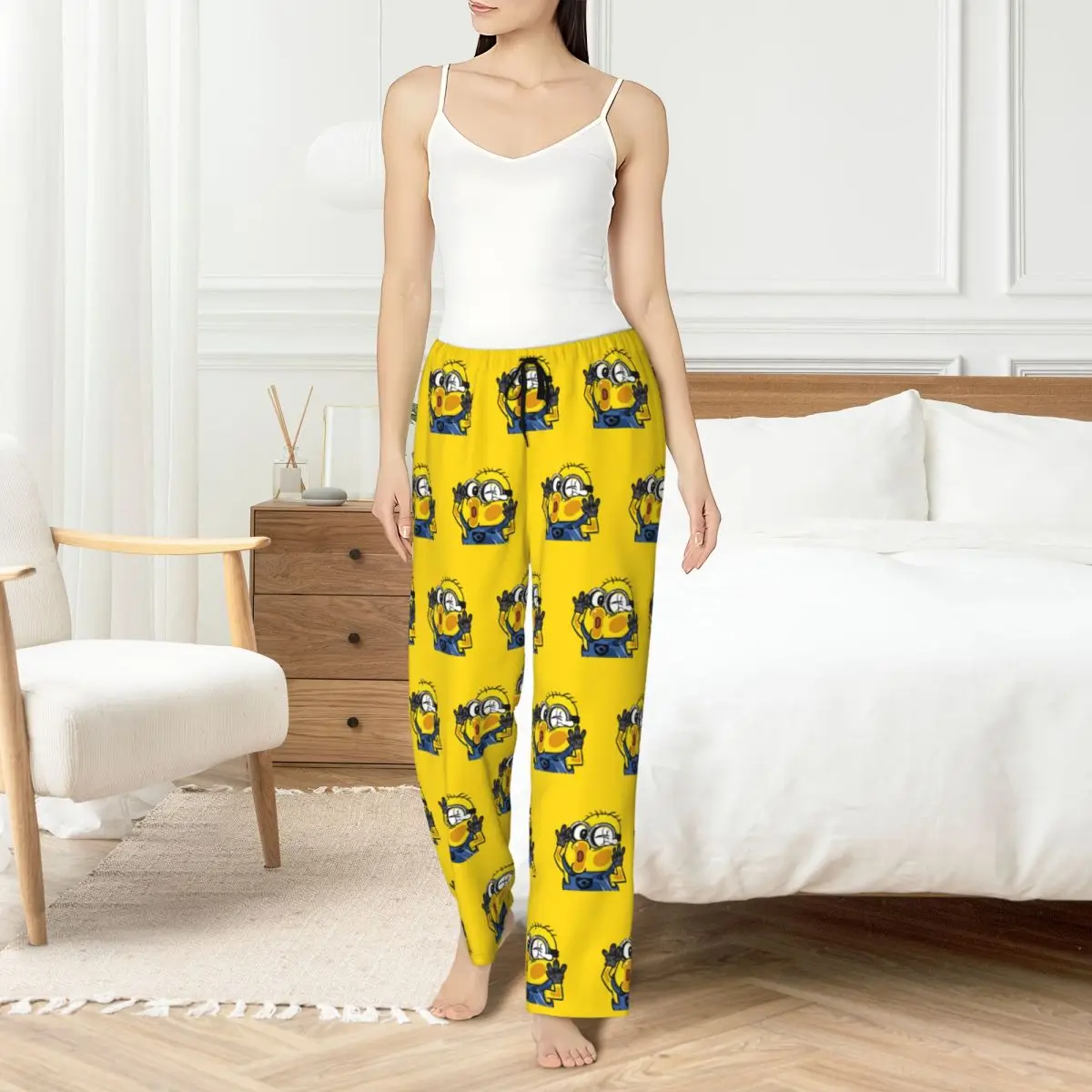 Custom M-Minions Pajama Pants Womens Cute Cartoons Sleepwear Lounge Sleep Bottoms Stretch with Pockets
Custom M-Minions Pajama Pants Womens Cute Cartoons Sleepwear Lounge Sleep Bottoms Stretch with Pockets