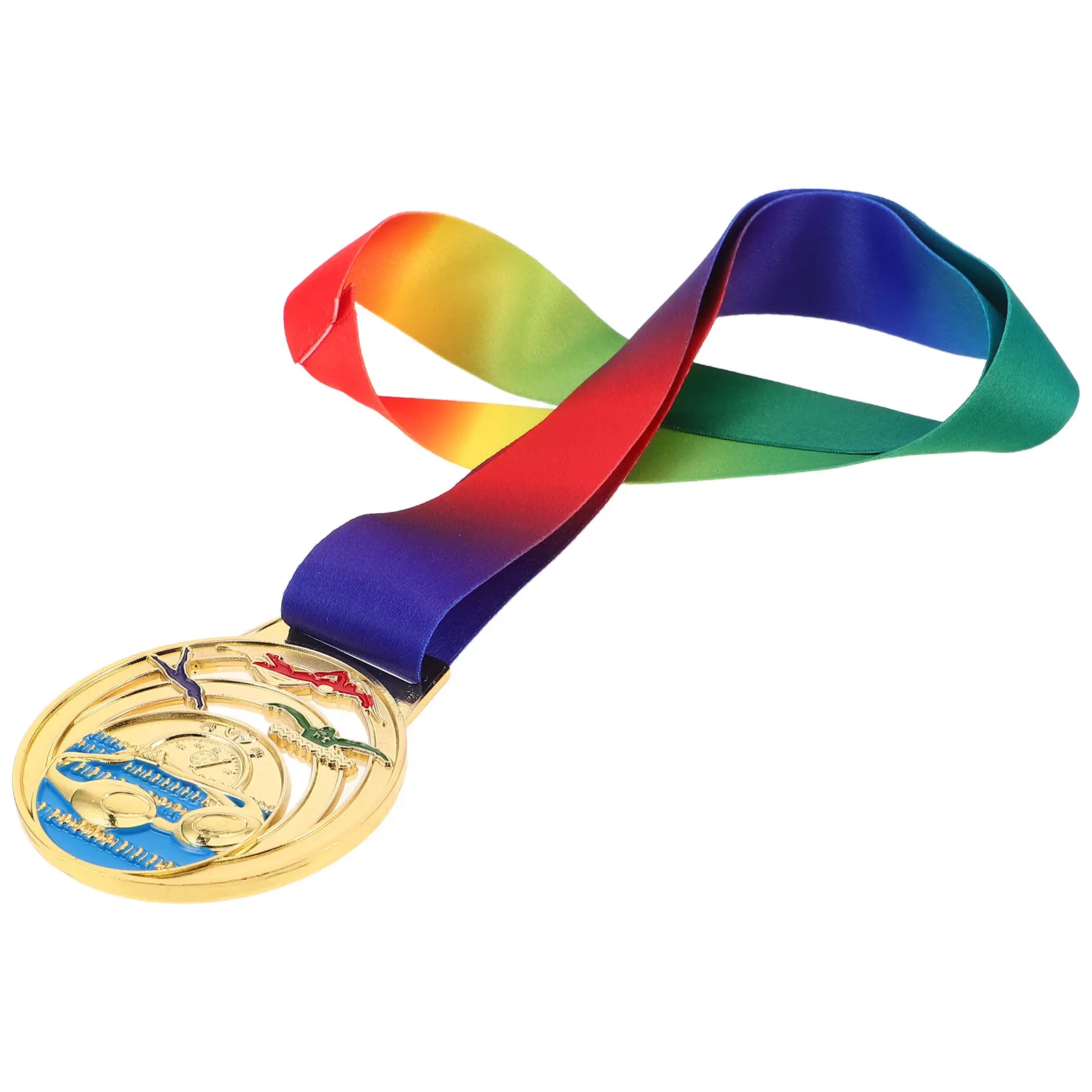 Zinc Alloy Metal Award Medal Creative Design Lightweight for Running Swimming Sports Events First Place Trophy Medals with
Zinc Alloy Metal Award Medal Creative Design Lightweight for Running Swimming Sports Events First Place Trophy Medals with