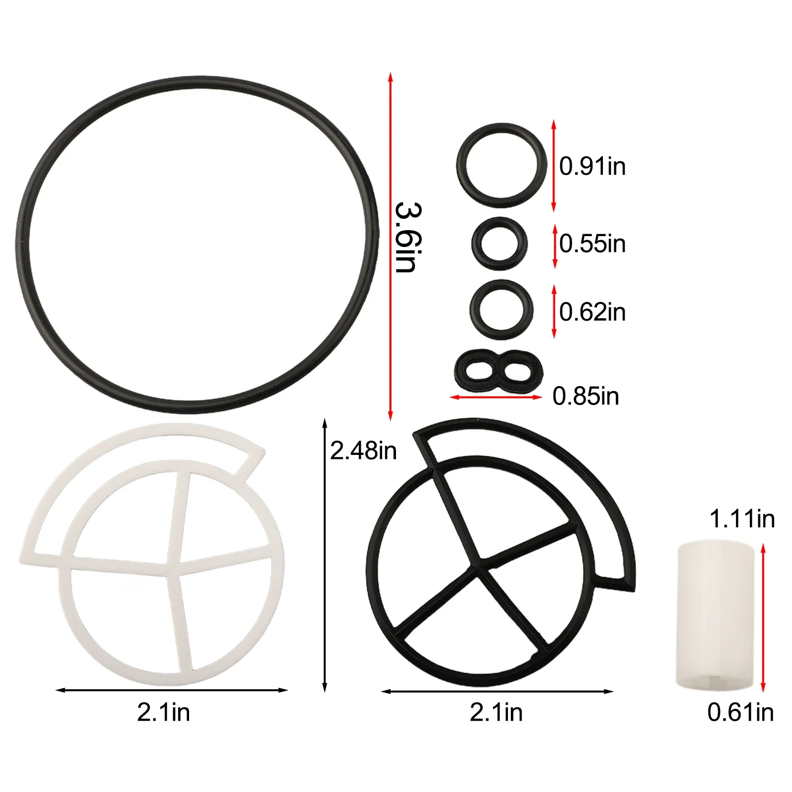 Effective Water Softener Components 7129716 Replacement Effective Sealing Components Lubricant Included Round Rings Set
Effective Water Softener Components 7129716 Replacement Effective Sealing Components Lubricant Included Round Rings Set