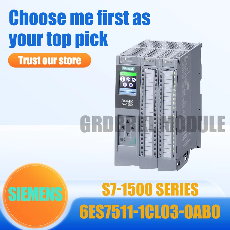 New Original SIEMENS 6ES7511-1CL03-0AB0 S7-1500 compact CPU CPU 1511C-1 PN Module
New Original SIEMENS 6ES7511-1CL03-0AB0 S7-1500 compact CPU CPU 1511C-1 PN Module