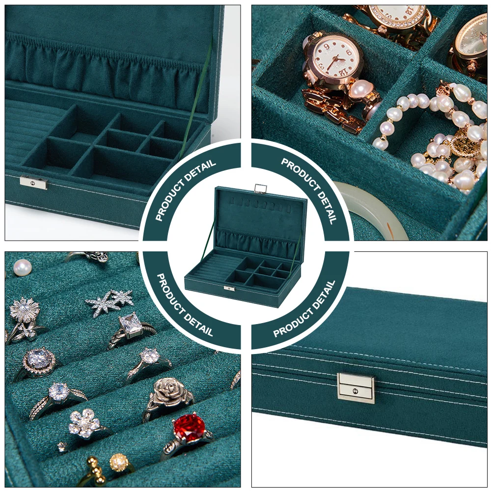 1 шт., большая вместительная коробка для хранения ювелирных изделий, портативный легкий органайзер, чехол для серег, колец, ожерелий, браслетов, путешествий
1 шт., большая вместительная коробка для хранения ювелирных изделий, портативный легкий органайзер, чехол для серег, колец, ожерелий, браслетов, путешествий