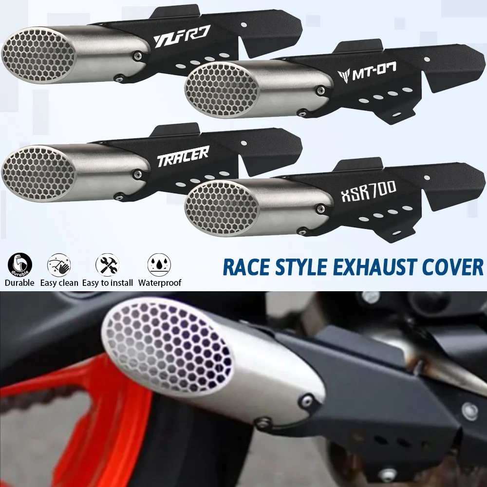 Motorcycle MT-07 MT07 Tracer FZ-07 XSR 700 XTribute TRACER700 TRACER 7 GT Exhaust Pipe Muffler Cover For YAMAHA YZF R7 2021 2022
Motorcycle MT-07 MT07 Tracer FZ-07 XSR 700 XTribute TRACER700 TRACER 7 GT Exhaust Pipe Muffler Cover For YAMAHA YZF R7 2021 2022