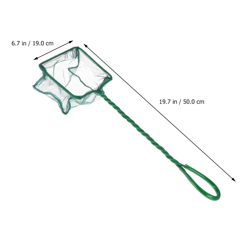 Fishing Net 5cm Aquarium Tank Net for Small Fish Shrimps Portable Square Nylon Anti-Slip Handle Metal Rod
Fishing Net 5cm Aquarium Tank Net for Small Fish Shrimps Portable Square Nylon Anti-Slip Handle Metal Rod