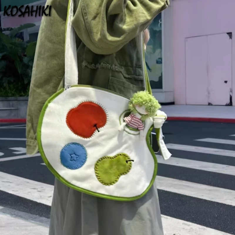 Personality Patchwork Fashion Embroidery Shoulder Bag Streetwear All Match Handbags Women Harajuku Y2k Aesthetic Crossbody Bags
Personality Patchwork Fashion Embroidery Shoulder Bag Streetwear All Match Handbags Women Harajuku Y2k Aesthetic Crossbody Bags
