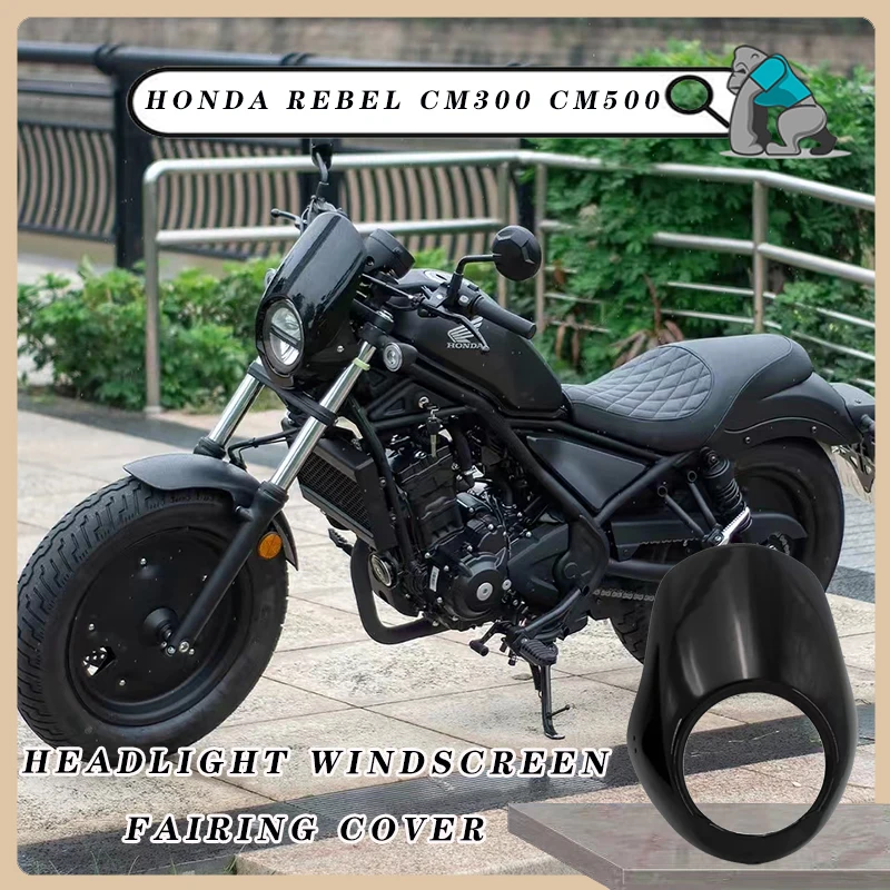 Индивидуально для HONDA Rebel CM300 CM500 мотоцикла, круглый АБС-пластик, передний экран, обтекатель фар, крышка лобового стекла
Индивидуально для HONDA Rebel CM300 CM500 мотоцикла, круглый АБС-пластик, передний экран, обтекатель фар, крышка лобового стекла