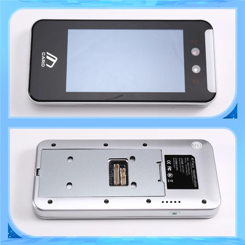 B48A Face Recognition Access Control Server Face Time Attendance Machine 5 Inch Touch Screen TCP IP WIFI
