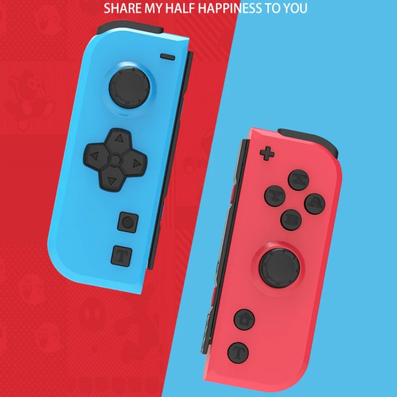 Wireless J0V-PON gamepad with dual vibration, suitable for 1.switch/switch LITE.
Wireless J0V-PON gamepad with dual vibration, suitable for 1.switch/switch LITE.