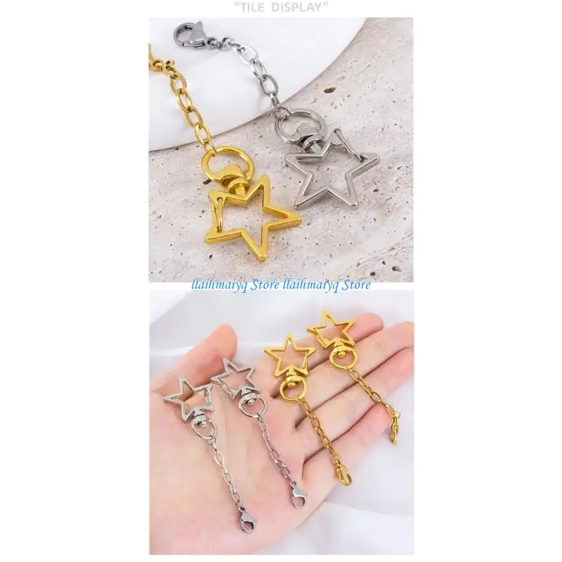 573B Stylish Alloy Five Star Keychain Chain Accessories Perfect For Outings Event
573B Stylish Alloy Five Star Keychain Chain Accessories Perfect For Outings Event