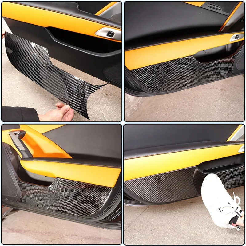 For Corvette C7 2014-2019 Soft Carbon Fiber Car Inner Door Anti Kick Panel Sticker Protection Trim Spare Parts
For Corvette C7 2014-2019 Soft Carbon Fiber Car Inner Door Anti Kick Panel Sticker Protection Trim Spare Parts