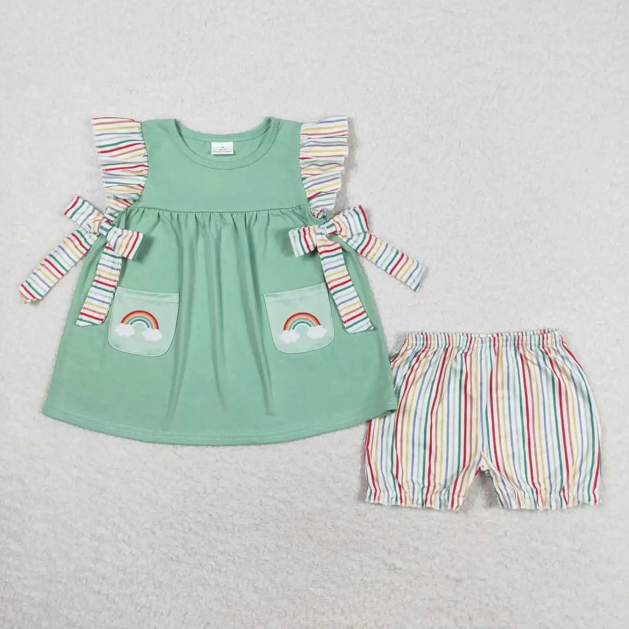 BSSO0710 Kids Boutique Clothes Set Short Sleeve Top With Shorts Set Kids Girls Summer Outfits
BSSO0710 Kids Boutique Clothes Set Short Sleeve Top With Shorts Set Kids Girls Summer Outfits