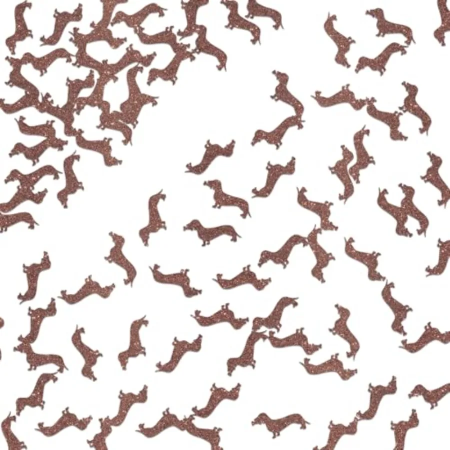 Dachshund Confetti, Puppy Birthday Party Supplies, Cut-Out Paper Party Decorations for Dog Birthday and Baby Shower, Dachshund
Dachshund Confetti, Puppy Birthday Party Supplies, Cut-Out Paper Party Decorations for Dog Birthday and Baby Shower, Dachshund