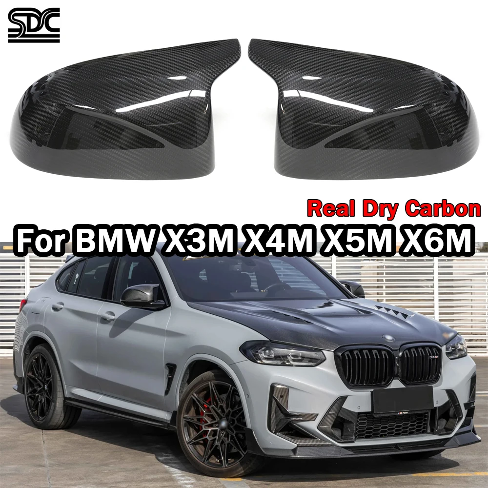 X3M Replacement For BMW X5M F95 X4M Competition X6M 2019+ X3 M40i Real Dry Carbon Fiber Mirror Covers Side Rearview Mirror Caps
X3M Replacement For BMW X5M F95 X4M Competition X6M 2019+ X3 M40i Real Dry Carbon Fiber Mirror Covers Side Rearview Mirror Caps