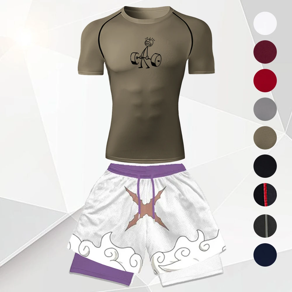 Men's Compression Fitness T-Shirt Cloud Pattern 3D Shorts Set Gym Weightlifting Print Athletic Training Workout Sport Outfit
Men's Compression Fitness T-Shirt Cloud Pattern 3D Shorts Set Gym Weightlifting Print Athletic Training Workout Sport Outfit