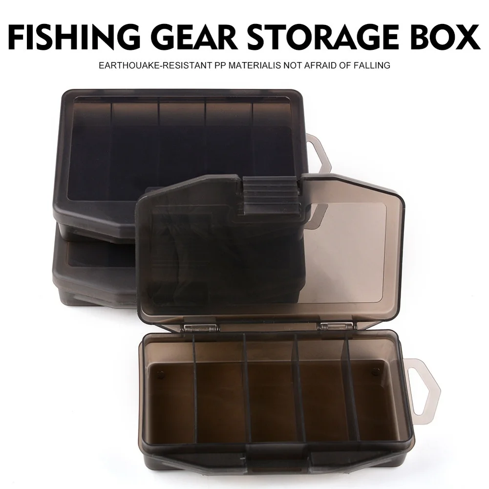 1/3pcs Plastic Fishing Lure Tackle Box Organizer Five-Grid One-Sided Opening Bait Box For Organize Lures And Prevent Hook Damage
1/3pcs Plastic Fishing Lure Tackle Box Organizer Five-Grid One-Sided Opening Bait Box For Organize Lures And Prevent Hook Damage
