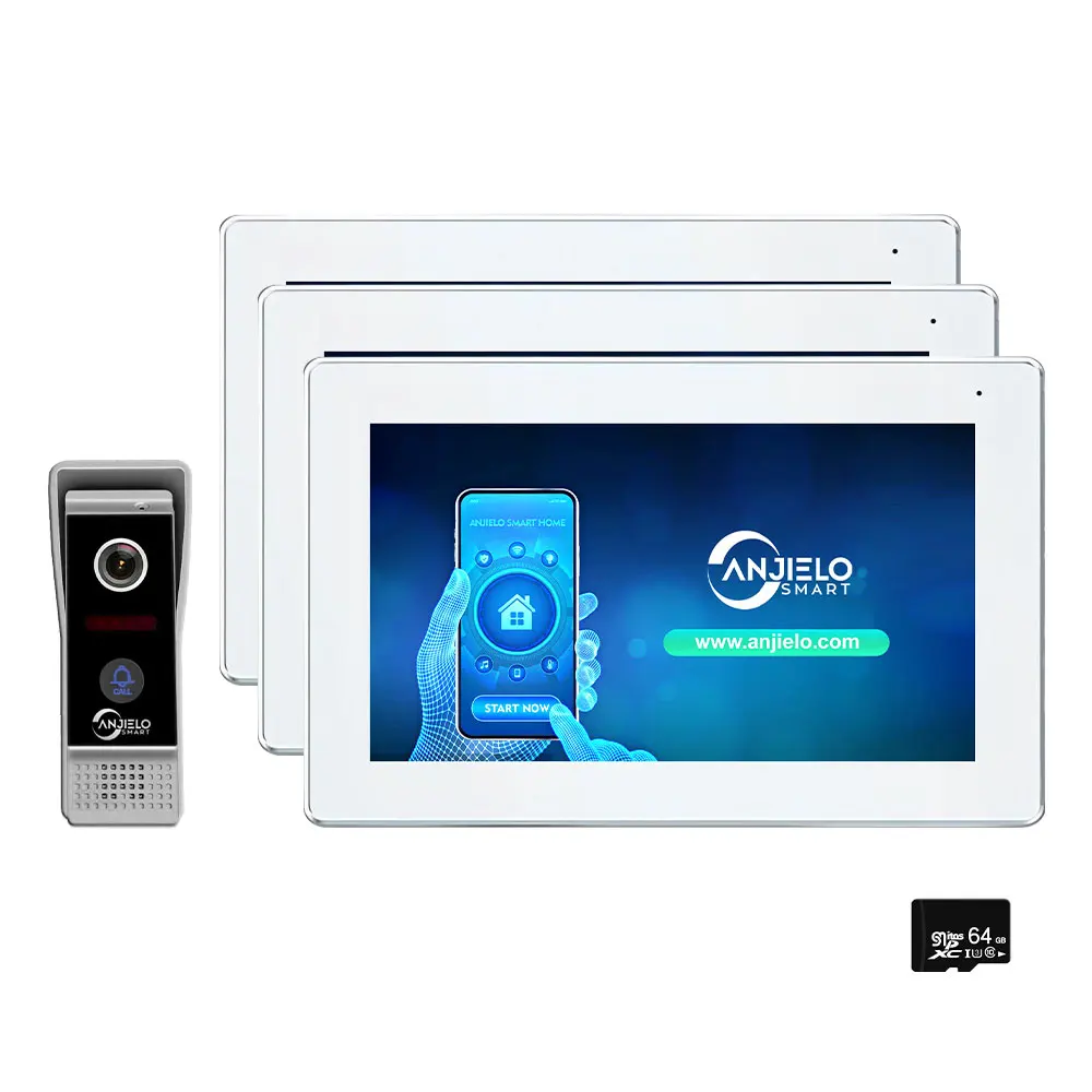 Tuya Smart 1080P WiFi Video Intercoms for the Apartment Security 10 Inch Touch Screen Video Doorbell With Monitor Detection
Tuya Smart 1080P WiFi Video Intercoms for the Apartment Security 10 Inch Touch Screen Video Doorbell With Monitor Detection